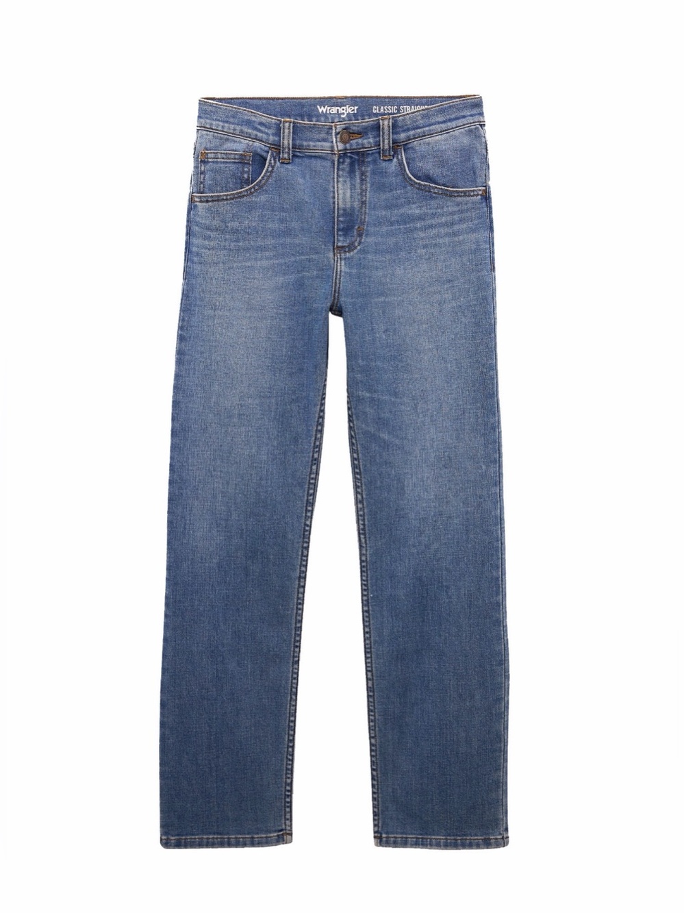 Wrangler Kids Straight Leg Jeans - Blue Denim